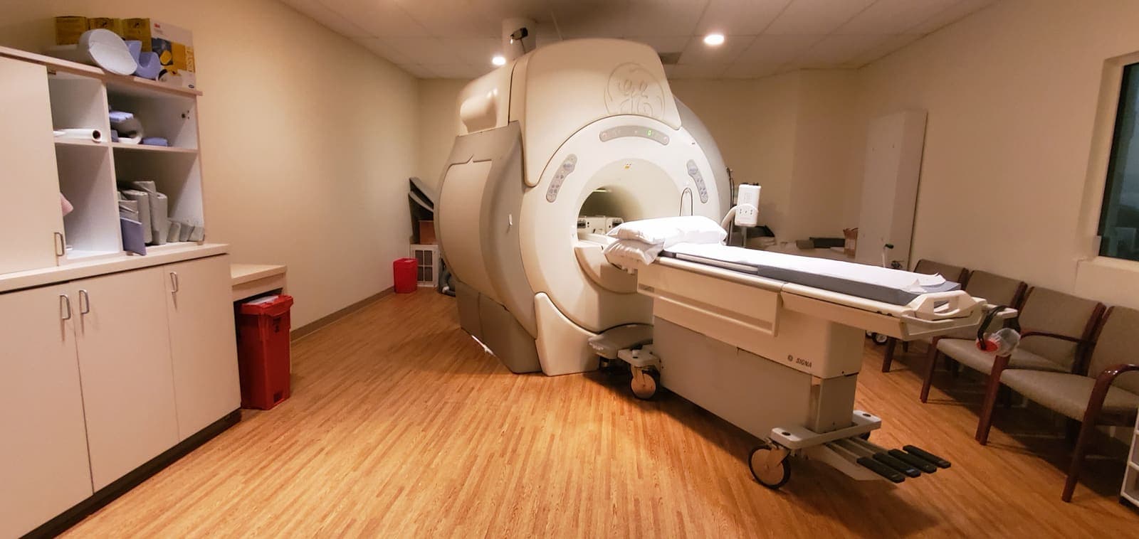 MRI scanner suite at Crown Valley Imaging, Mission Viejo